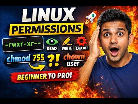 Linux File Permissions For Beginners | Linux CHMOD, CHOWN, CHGRP Commands