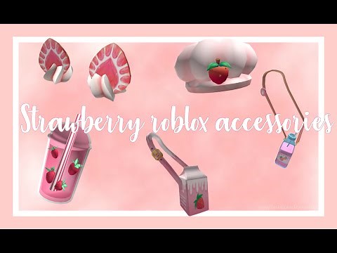Roblox Accessories codes ~ strawberry