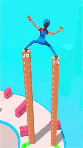 3D Cube stack 😍| best funny😝 gameplay🤣| shorts |#youtubeshorts #gaming #hypercasualgames #shorts