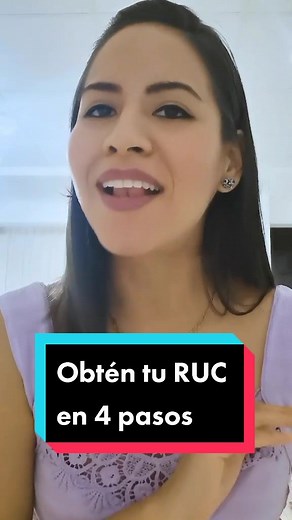 ¡Tu RUC en 4 pasos! #JessySabe que necesitas tu RUC y te indica cómo obtenerlo de manera rápida y sencilla. #RUC #SunatVirtual #apppersonas