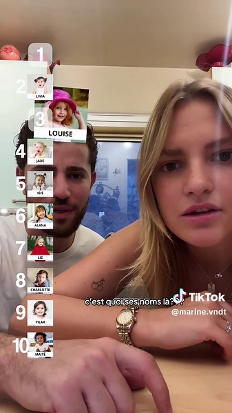 Les prénoms tendance sur TikTok : humour et classement