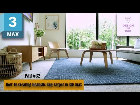 Part#32 How To Create Realistic Rug Carpet in 3ds max #3dmaxtutorial #3dsmax #3dmodeling #tutorial