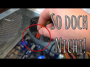 PC Netzteil FALSCH angeschlossen! - zu spät gesehen