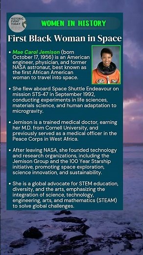 First Black Woman in Space