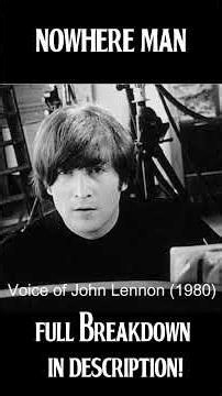 Nowhere Man origins #globalbeatlesday #beatlesforever #rubbersoul #songbreakdown