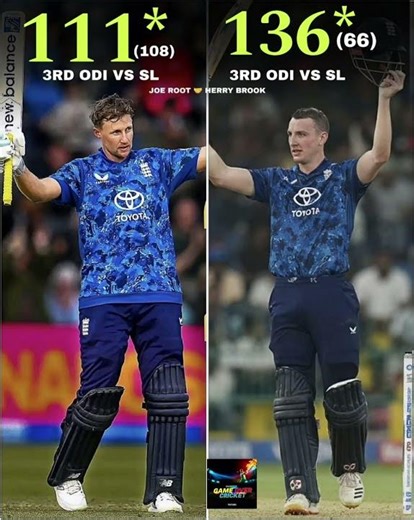 Double Century Vibes 😱🔥 | Root 111 & Brook 136 | ENG vs SL 3rd ODI**
