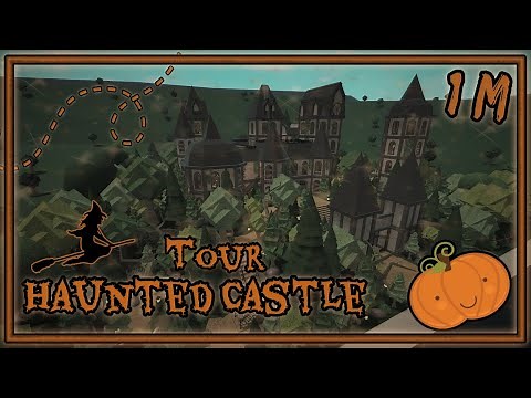 Bloxburg Build || Halloween Haunted Castle [no large plot castle] 1M [Tour]
