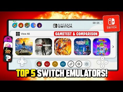 🚀 Top 5 Nintendo Switch Emulators on Android! (2026) - Real Game Test & Comparison