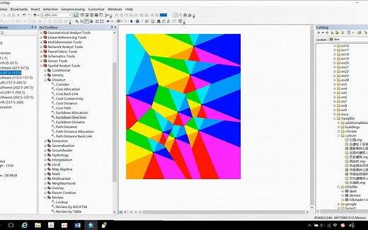 GIS高级进阶版-栅格距离分析（成本距离、欧式距离）16