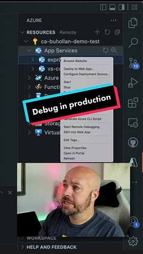 Debug in production #programming #vscode #dont #techtok #softwareengineer