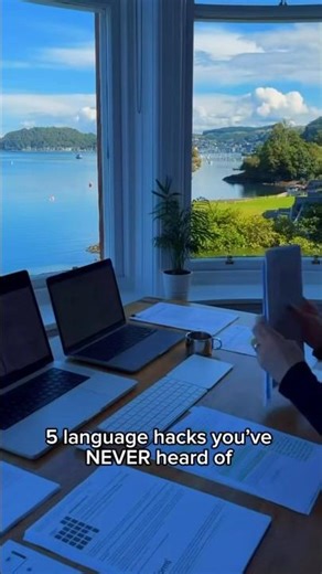 5 weird hacks that actually make you speak faster💘 #LanguageHacks #viral #study #fyp #shorts