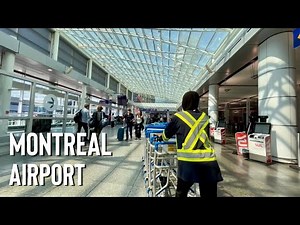 Canada’s Montreal Trudeau Airport Walking Tour [4K]