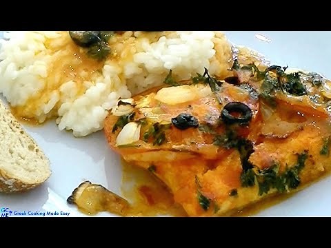 Fish Plaki Made Easy (Greek baked fish) - Psari plaki - Ψάρι Πλακί