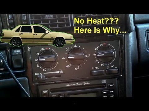 No heat, heat not working, Volvo 850, S70, V70, etc. - VOTD