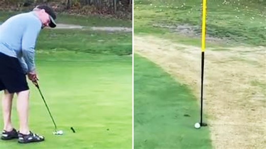 Watch viral missed putt that 'blows your mind' as worst nightmare is explained