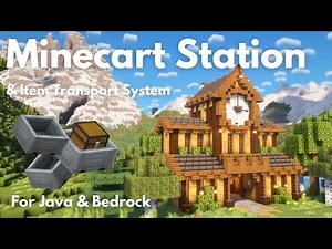 MINECART STATION | Minecraft Tutorial | Java & Bedrock 26.1