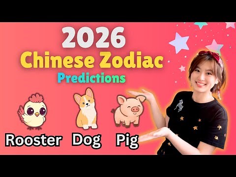 2026 Chinese Zodiac Animal Predictions: Rooster, Dog & Pig — Fire Horse Year Forecast Explained