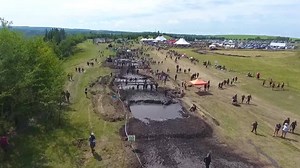 NEW to Nova Scotia this year! 🤩 🏈 3 football fields long mud pit 🚛 70 dump truck loads of sifted topsoil 🎉 New location & new 2018 obstacles | Mud Hero
