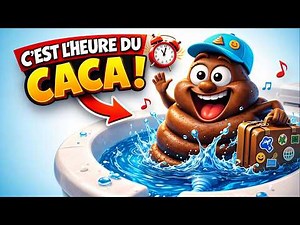 C'est l'heure du Caca ! 💩 (It's Poop Time French version) | Funny Humor Kids Potty Training Song