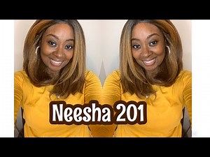 NEW 2019-Outre Neesha Soft & Natural Synthetic Swiss Lace Front Wig - NEESHA 201 WIG UNBOXING/Review