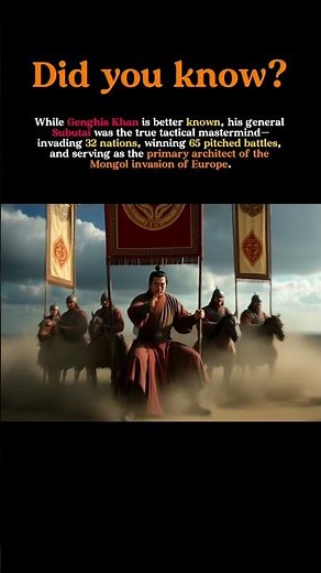 Meet Subutai: The Mongol General Who Conquered Europe for Genghis Khan