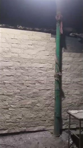 stone installation| stunning befor and after transformation#interiordesign #wallcladding