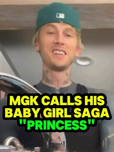 The way mgk calls his baby girl Saga “Princess” 😭❤️ FYI: What mgk was trying to introduce was his coffee shop, 27 Club Coffee, and his restaurant, Shooters Cleveland. Yes, mgk has his own coffee line and his own restaurant. Btw mgk calls Casie “Princess” too. Bro has two princesses. 📝: On May 19, 2026, mgk shared an adorable video with his youngest daughter Saga on his Instagram Story. The clip captured a cute moment where mgk was trying to introduce something, but Saga kept talking, leading h
