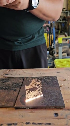 Laser demo today! Had a great conversation with a customer today about the capabilities of laser