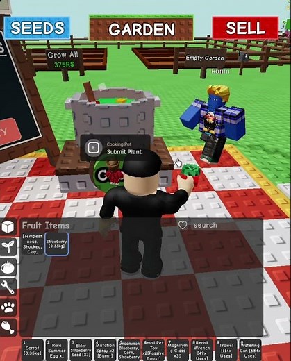 How to make a donut in grow a garden #games #roblox