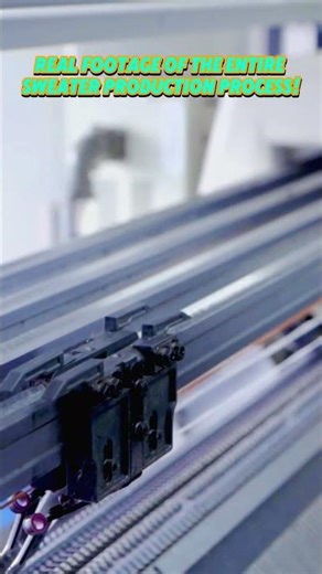 Real footage of the entire sweater production process!