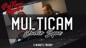 How to sync multiple cameras in DaVinci Resolve with and without audio