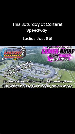 1.7K views · 14 reactions | Ladies Night at the Races! | Carteret County Speedway | Facebook