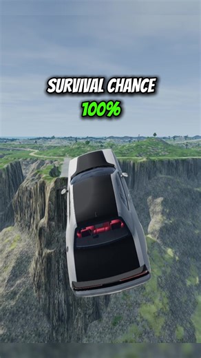 Realistic BeamNG crash test | Vehicles Vs Huge Jump Survival Challenge 🚗💥 #cars #crash #crashtest #beamng #beamngcrashes