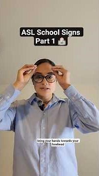 ASL School Signs - Part 1 #asl #aslsigns #americansignlanguage #aslpractice #aslclass #learnasl