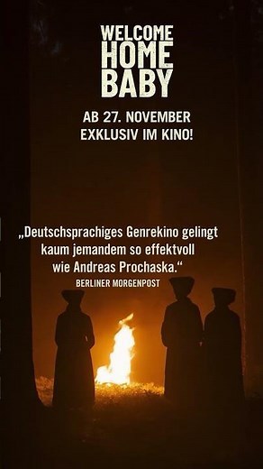 WELCOME HOME BABY - Ab 27. November im Kino!