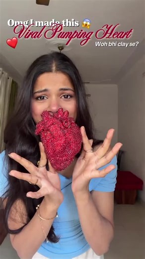 3D Pumping Heart Craft with Clay - DIY Project