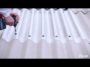 How to install GRP sheets with Eternit profiled sheeting