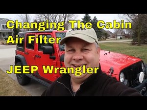 How To Change the Cabin Air Filter on a JEEP Wrangler