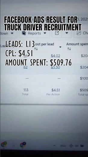 Low-Cost Trucking Leads: Facebook Ads Case Study