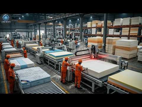 Inside The Indian Mattress Factory | From Foam Blocks To Luxury Beds