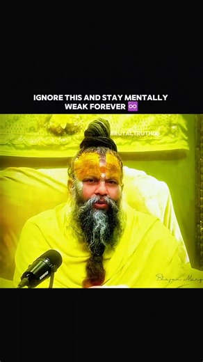 Brutal Truth | Motivation & Mindset 🔥 on Instagram: "Your mind is either your slave or your master. If you don’t control it, it will control your habits, emotions, anger, desires and even your future. Most people think they are thinking… Reality? Their mind is playing them every day. Agree or not? Comment "YES" if you control your mind. Comment 'NO' if your mind controls you. Let’s see how many are honest 👇..🫣 Premanand ji maharaj..💫🙌 mind control, self discipline, spiritual motivation, min