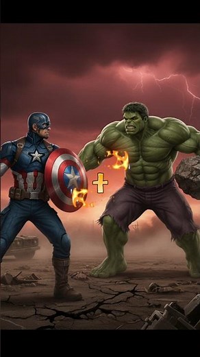 Hybrid Fusion of Captain America and Hulk | Dangerous Avengers Creations |Epic Marvel Mashup #hybrid