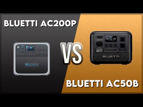 Bluetti AC200P vs Bluetti AC50B Technical Comparison