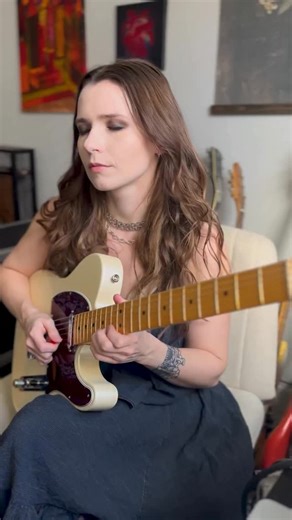 Good morning 🫡 Just a small guitar thing that makes me happy on a tele! Here’s to hoping you dig it :))) #guitar #guitarist #nashvilleguitarist #femaleguitarist #girlguitarist #guitarsolo | Elizabeth II