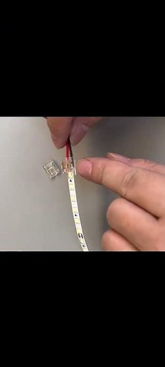 How to use solderless connector to connect led strips #soldering #cob #factory