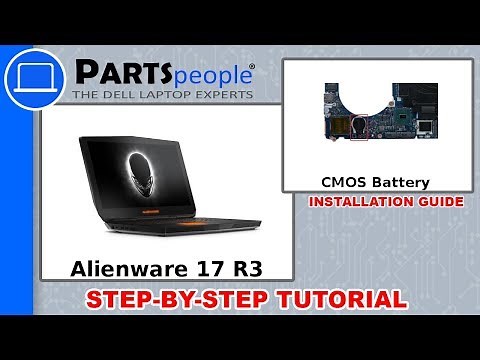 Dell Alienware 17 R3 (P43F002) CMOS Battery How-To Video Tutorial