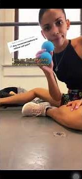 Calves Relief Tips For Ballerinas! Massage Ball: How To Ue It!