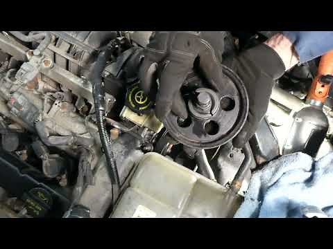Ford Focus Power Steering Pump Replacement Part 1