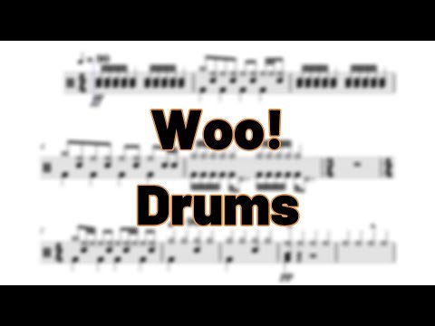 Woo! - First of October - Drum Sheet Music