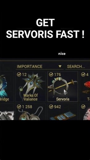 How to get servoris fast | WARFRAME #shorts #warframe